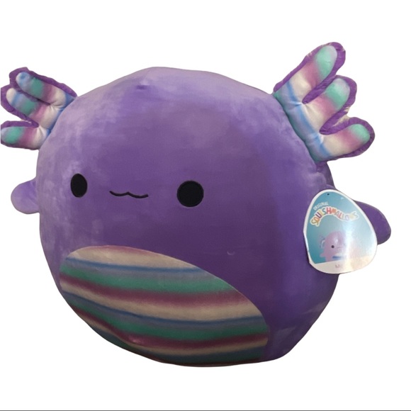 MONICA 24” AXOLOTL JUMBO NWT RAINBOW RARE SQUISHMALLOW - Picture 4 of 5